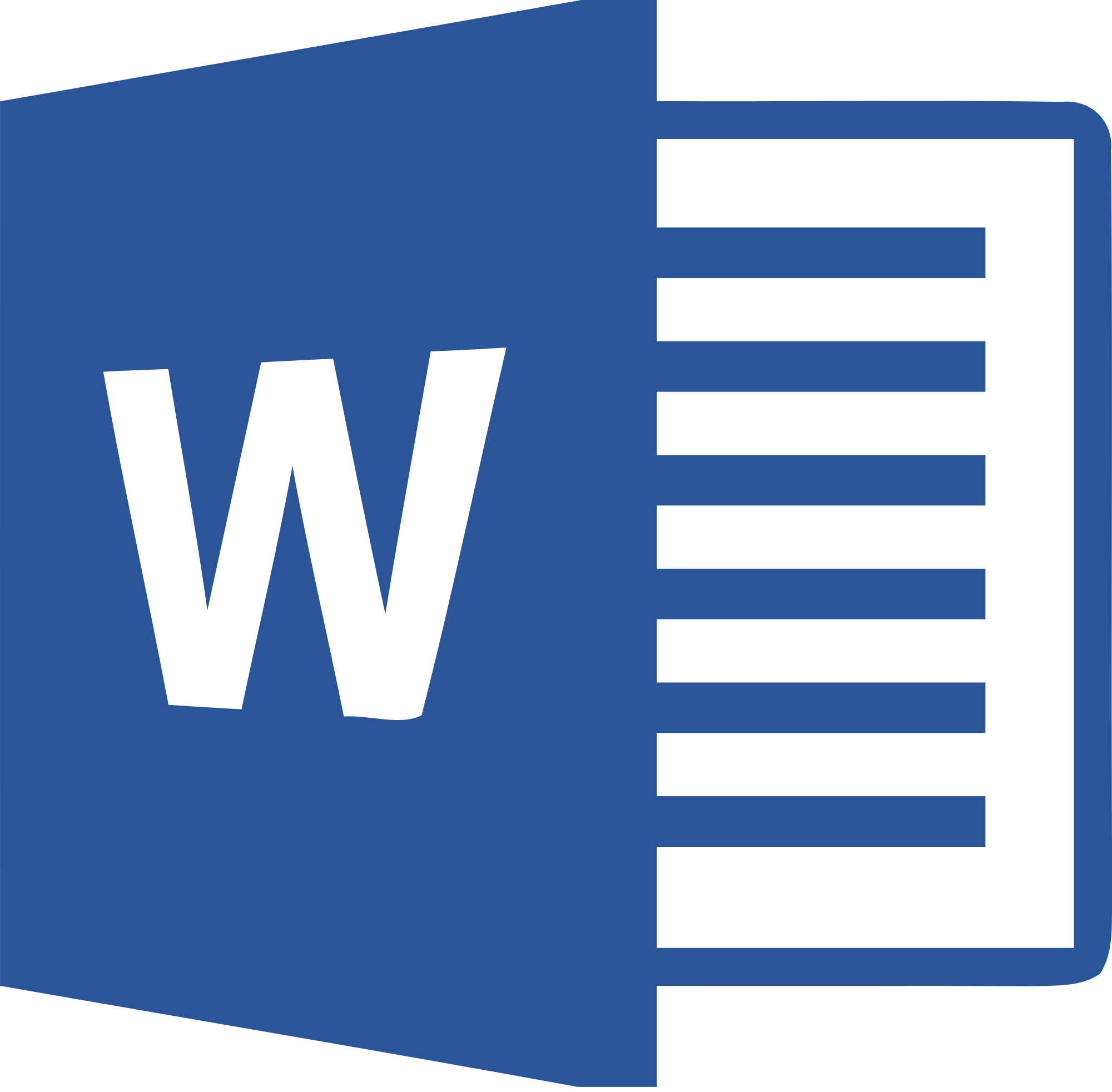 Какое из изображений соответствует логотипу программы microsoft word